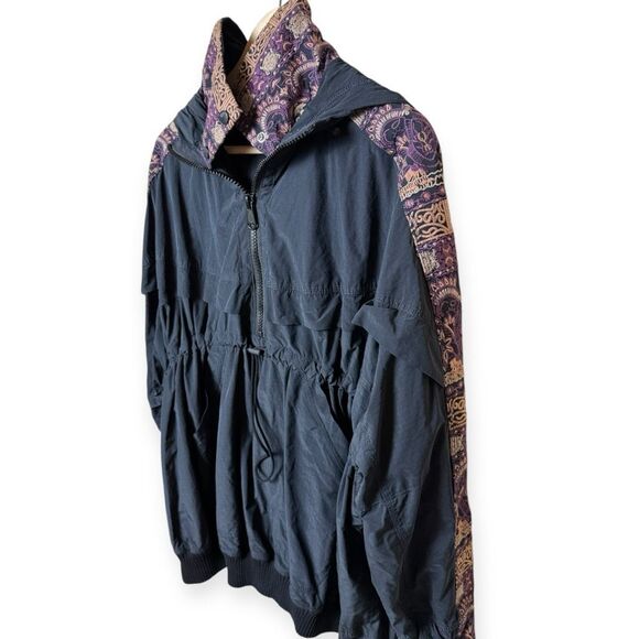 Free People Fp Movement She Fly Embroidered Pullover Hoodie Jacket - Picture 7 of 13